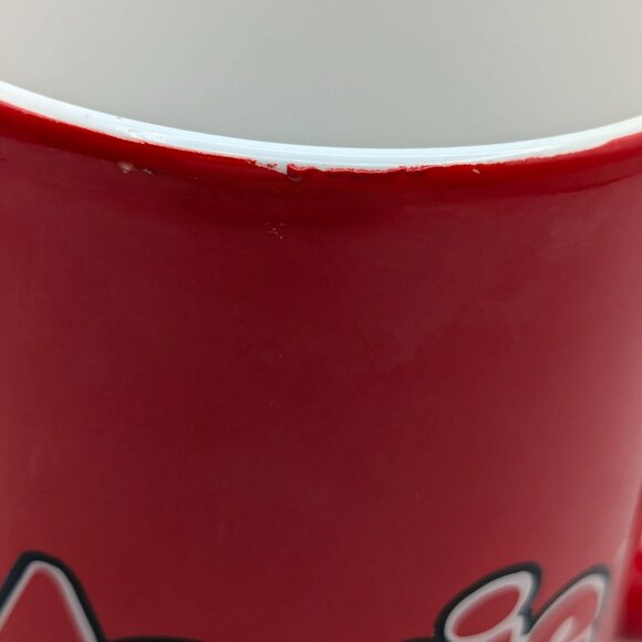 Little Orphan Annie Red Mug by M Ware, Rare - Picture 6 of 11